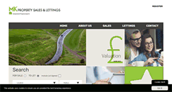Desktop Screenshot of mkpropertysales.co.uk
